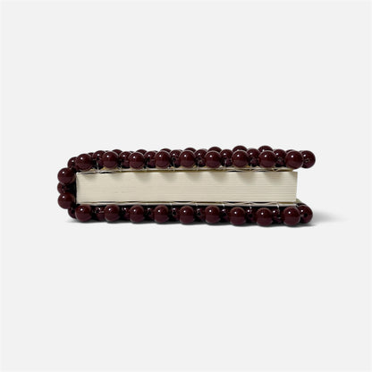 Beaded Notebook A6 - Tiramisu