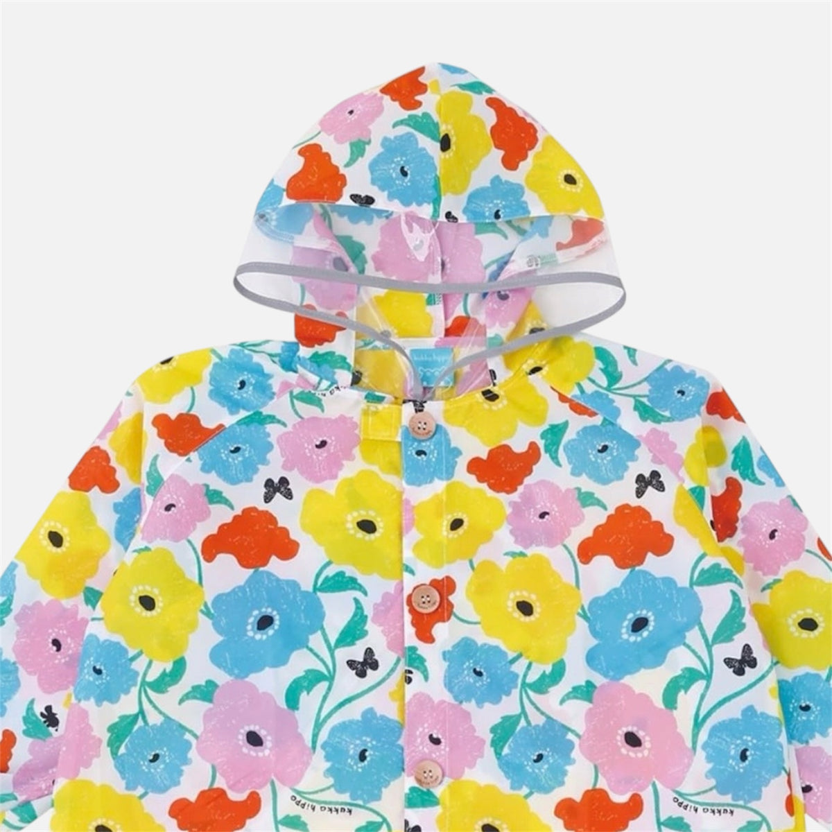 Kukka Hippo Kids Raincoat - Garden
