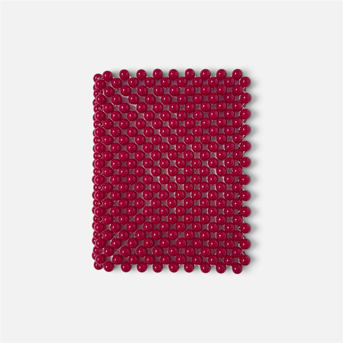 Beaded Notebook A6 - Berry