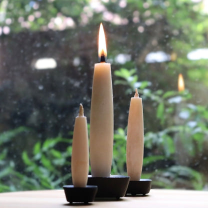 Takazawa Candle TOHAKU & KOMA Cast Iron Holder Set - Large