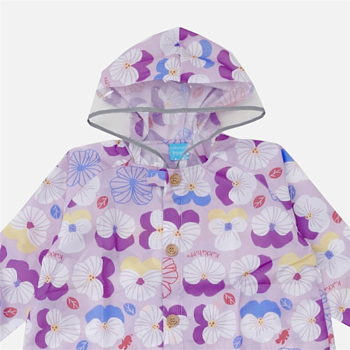 Kukka Hippo Kids Raincoat - Violet