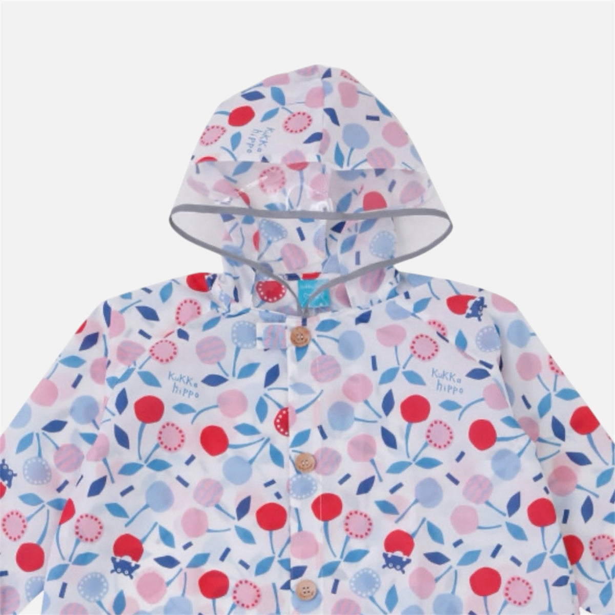 Kukka Hippo Kids Raincoat - Cherry
